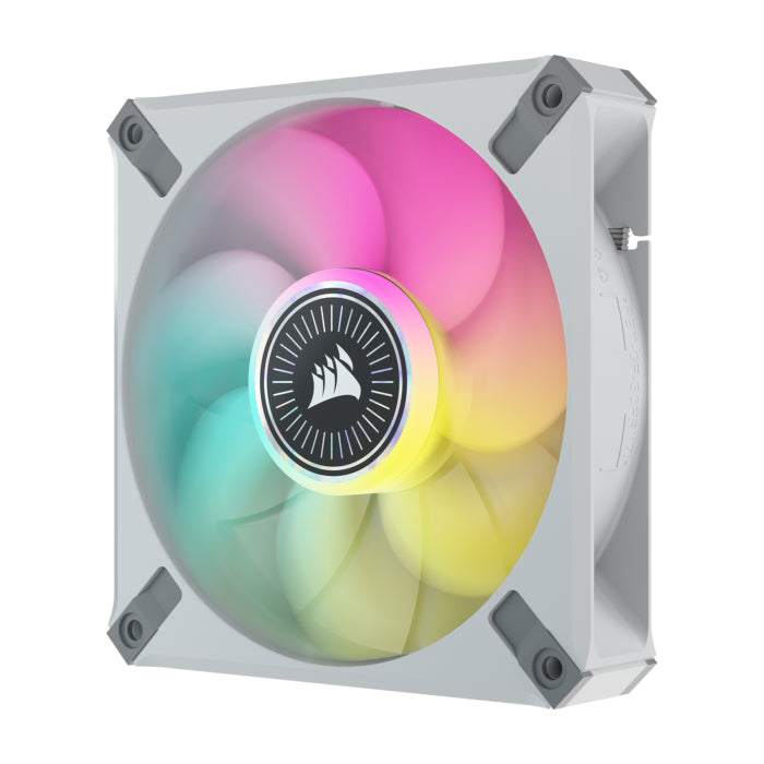 Corsair ML120 RGB ELITE Premium Magnetic Levitation RGB Single Fan With AirGuide Technology - White