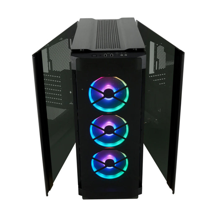 Corsair Obsidian Series 500D RGB SE Mid Tower Case Premium Tempered Glass and Aluminum LL120 Fans -Black