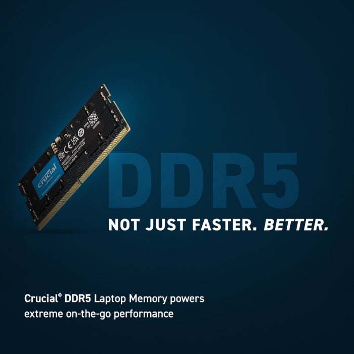Crucial 16GB DDR5 4800MHz CL40 Memory 