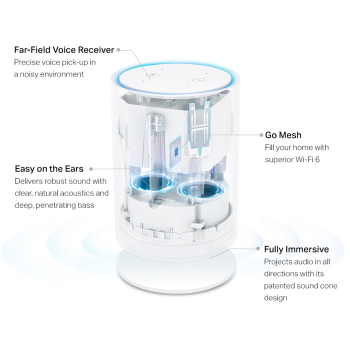 TP-Link AX1800 Mesh Wi-Fi 6 System with Smart Speaker