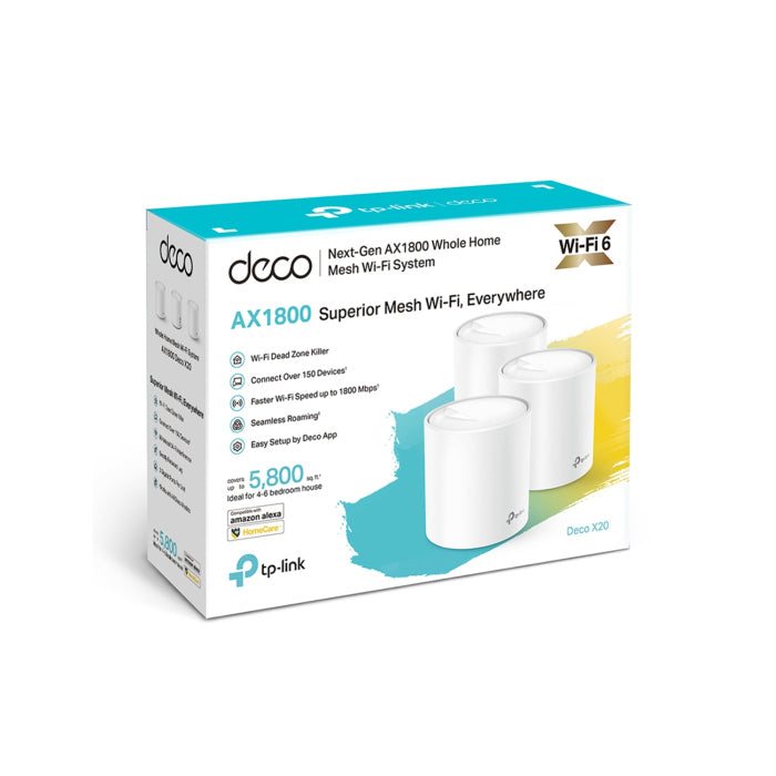 TP-Link AX1800 Whole Home Mesh Wi-Fi System (Pack of 3)