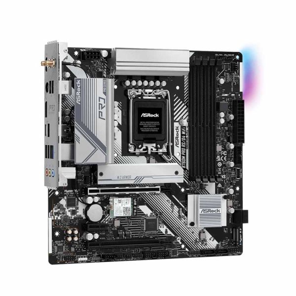 ASRock B760M Pro RS/D4 WiFi - Micro ATX LGA1700 Motherboard