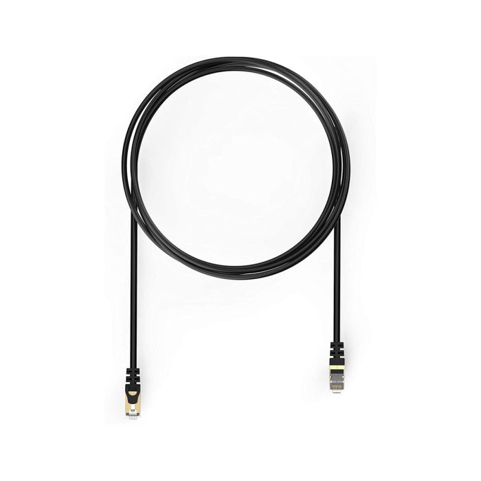 HP CAT8 Ethernet Network Cable RJ45 1M - Black