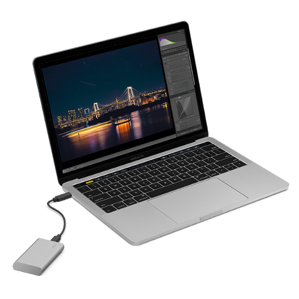 LaCie 2TB Portable USB 3.1 Type-C External SSD v2 (3-years warranty)
