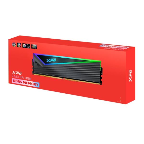 XPG Caster RGB - 16GB - DDR5 - 6000MHz - Desktop Memory RAM - Black