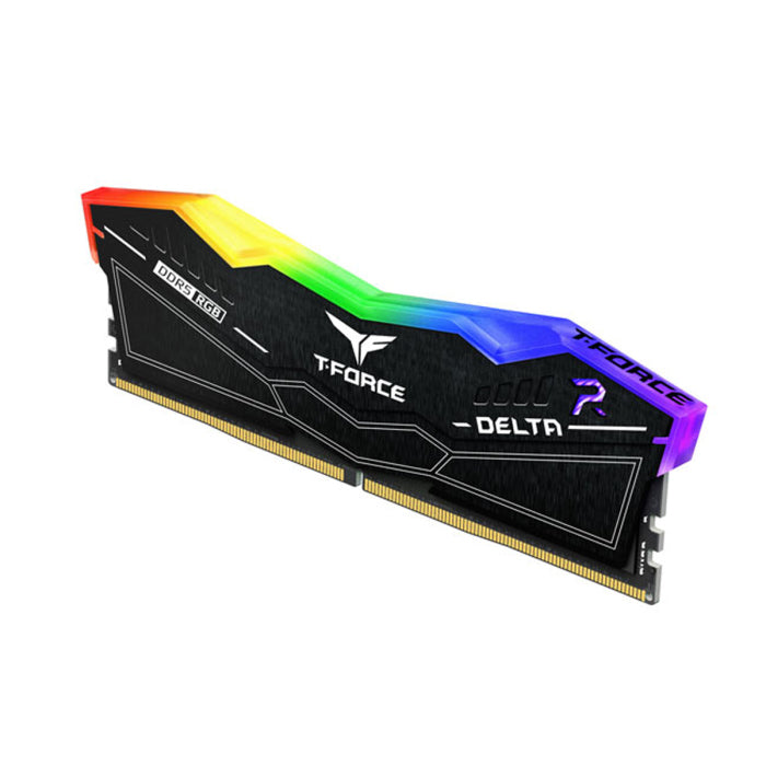 TeamGroup T-Force DELTA RGB 32GB (2x16GB) DDR5 6000MHz CL38 Memory Kit - Black