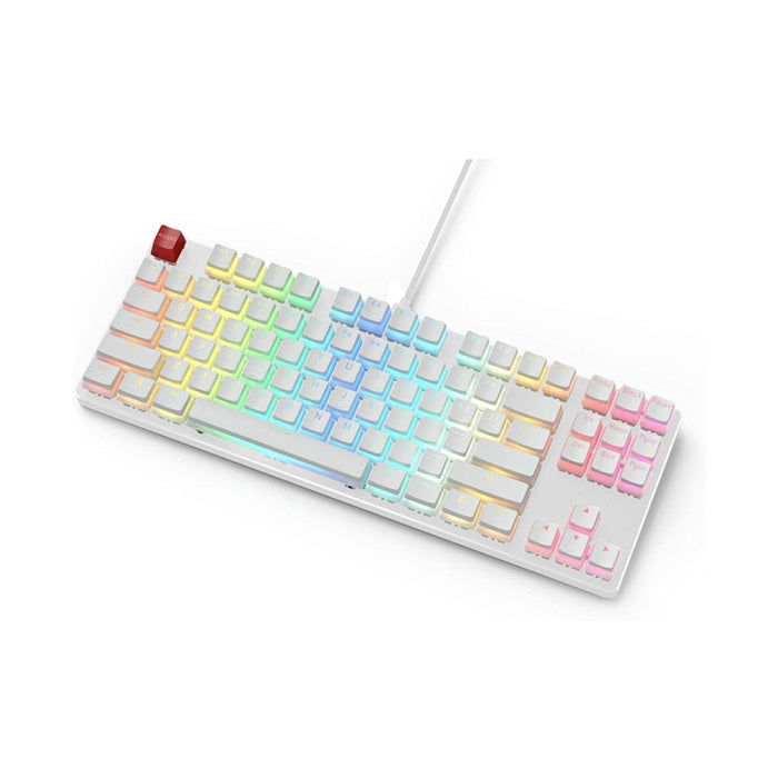 Glorious Aura Mechanical Keycaps Full 104 key Set - White