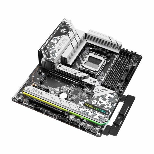 ASRock X670E Steel Legend - Support AMD AM5 RYZEN 7000 Series Processors - Motherboard