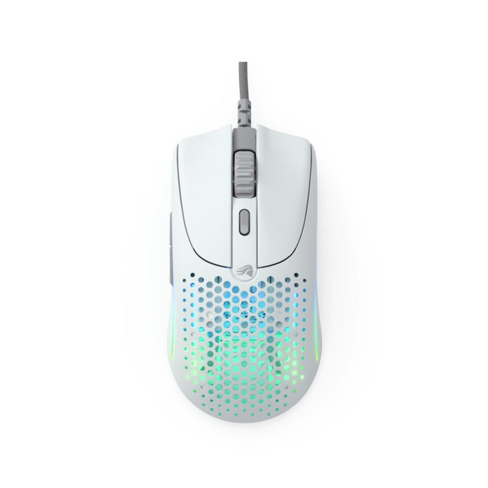 Glorious Model O2 RGB Wired Gaming Mouse (59g) - Matte White