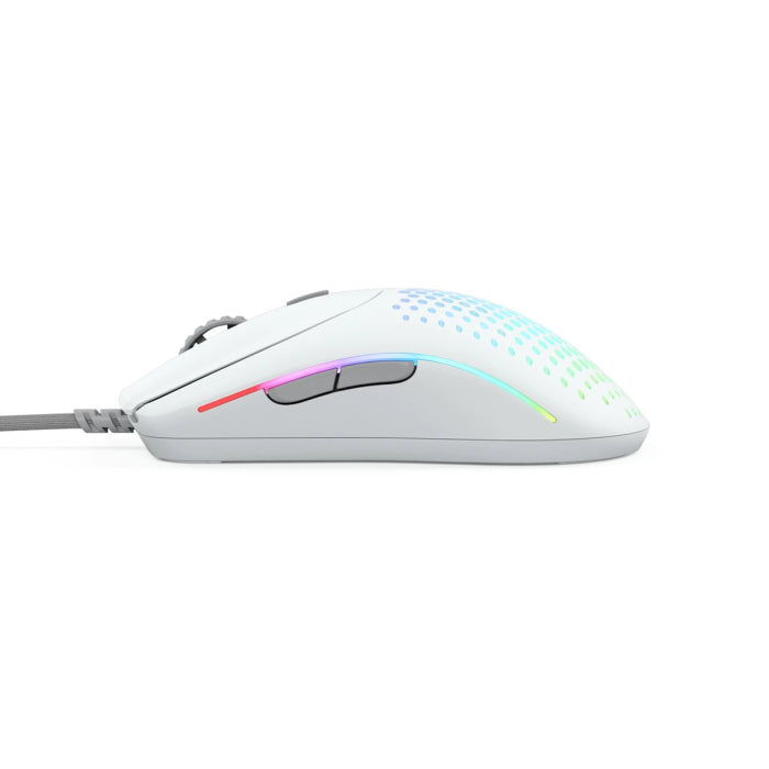 Glorious Model O2 RGB Wired Gaming Mouse (59g) - Matte White