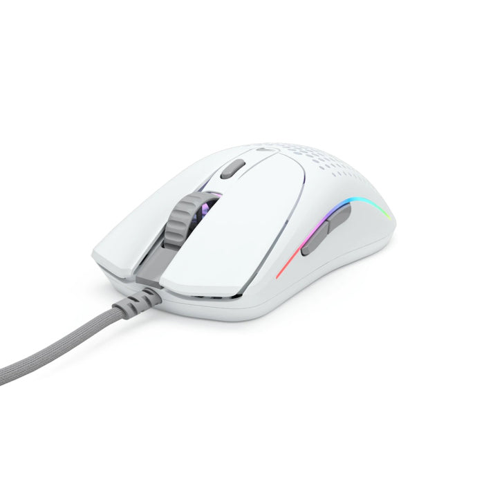 Glorious Model O2 RGB Wired Gaming Mouse (59g) - Matte White