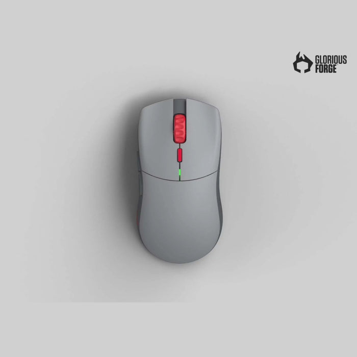 Glorious Forge Series One PRO Centauri Wireless Gaming Mouse (49g) Gray/Red