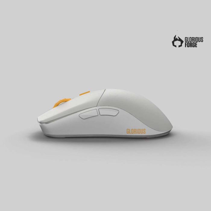 Glorious Forge Series One PRO Genos Wireless Gaming Mouse (49g) Gray/Gold
