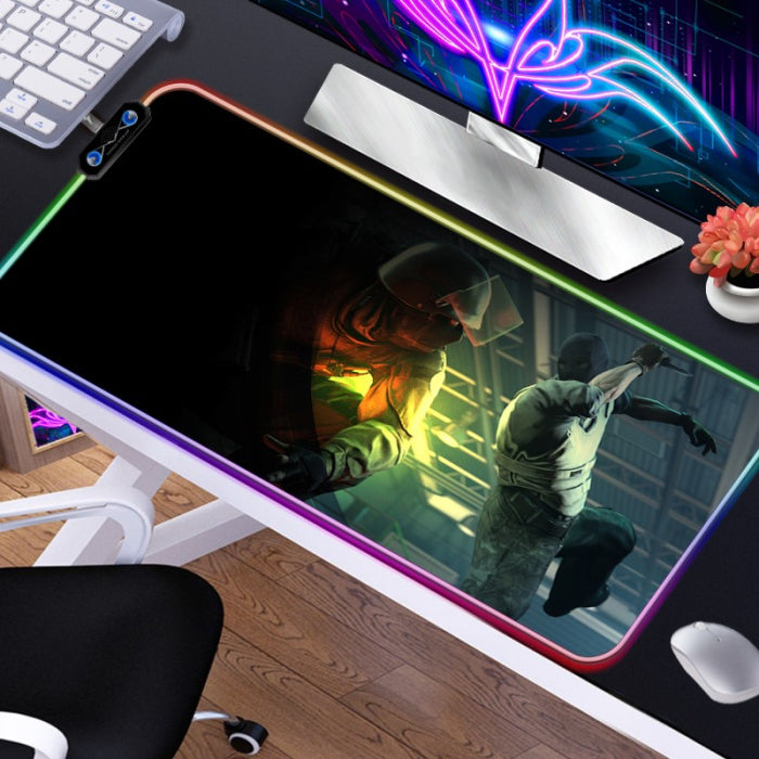 GAMEON LED Luminous Gaming Mousepad With RGB Lighting (900x400x3mm) - CS GO Edition