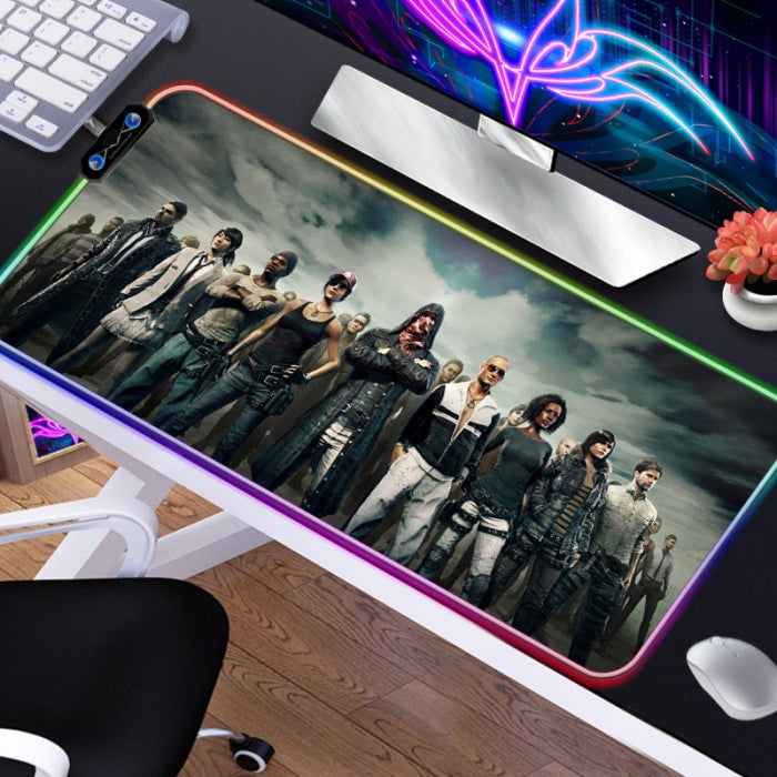 GAMEON LED Luminous Gaming Mousepad With RGB Lighting (900x400x3mm) - PUBG Edition