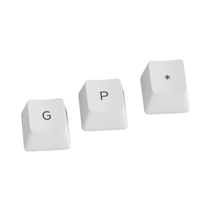 Glorious GPBT Premium PBT Keycaps (GMMK PRO / GMMK 2) - Arctic White