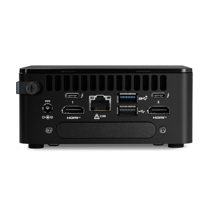 Intel NUC 13 Pro Kit Intel Core i7-1360P 5.00GHz 16 Threads 12 Core 2 Memory Channel 22x80 NVMe M.2 Card Slot EU Cord Single Unit - Black
