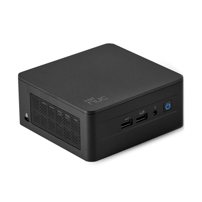 Intel NUC 13 Pro Kit Intel Core i7-1360P 5.00GHz 16 Threads 12 Core 2 Memory Channel 22x80 NVMe M.2 Card Slot EU Cord Single Unit - Black