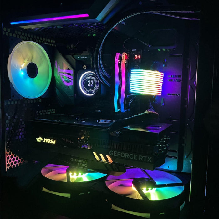 LIAN LI Strimer Plus Addressable RGB V2 Triple 8-Pin 300mm GPU Extension Cable