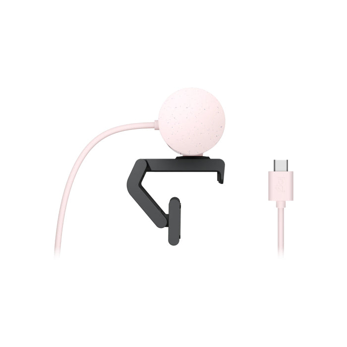 Logitech Brio 500 Full HD Webcam With HDR - Pink Rose