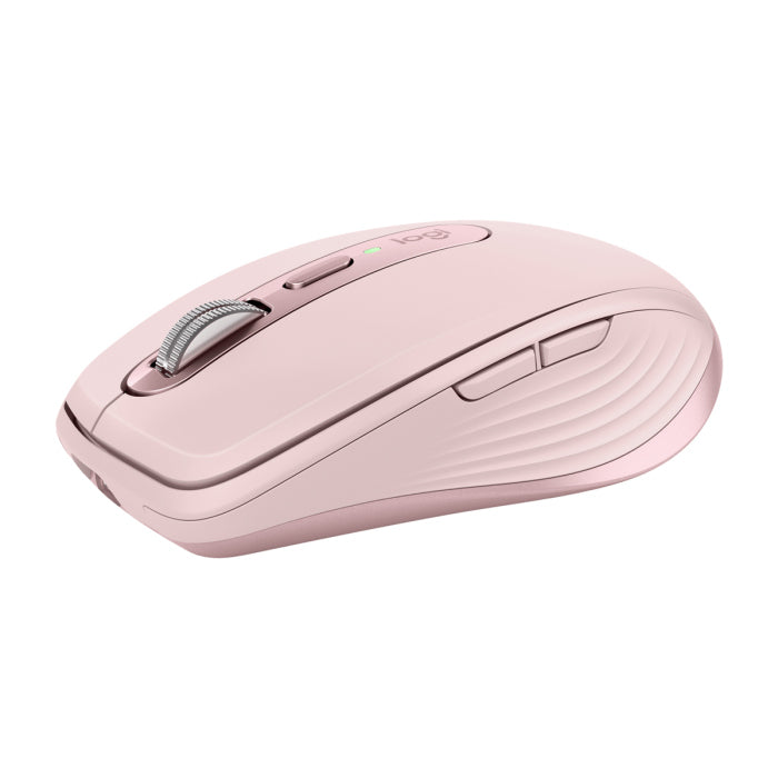 Logitech MX Anywhere 3 Compact 4000 DPI Wireless/Bluetooth Mouse For PC & Mac Rose