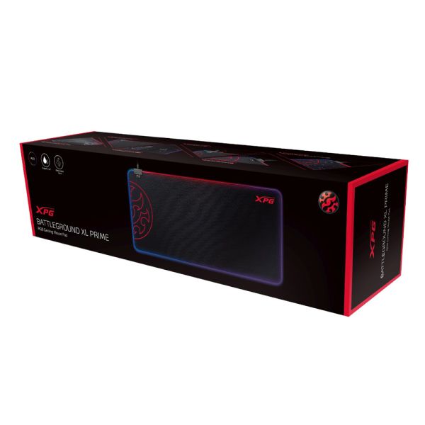 XPG Battleground XL Prime RGB Lighting Extra Large Gaming Mouse Pad - Black