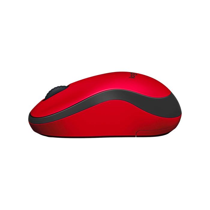 Logitech Silent M220 Wireless Mouse - Black/Red