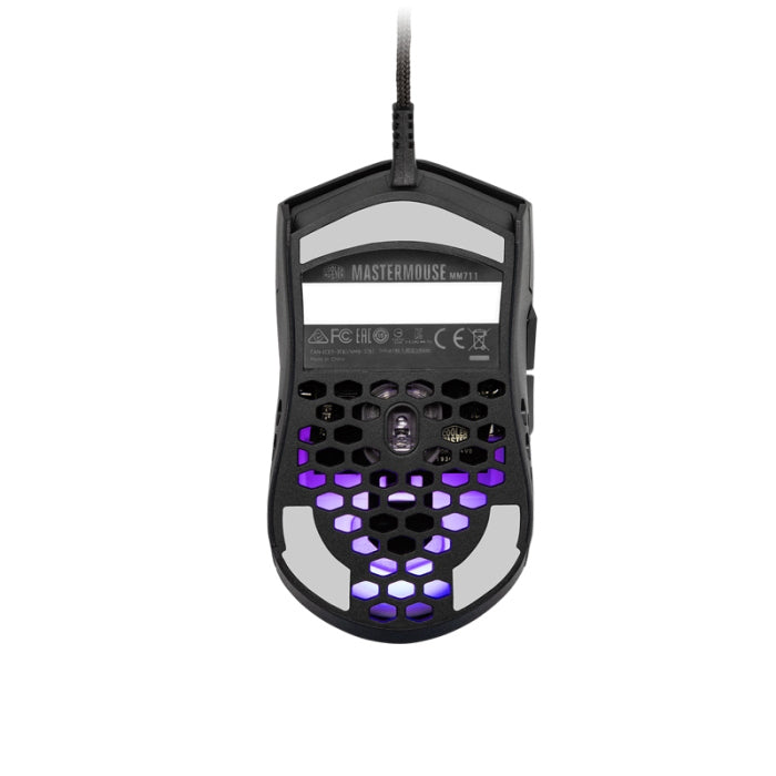 CoolerMaster MM711 Wired Gaming Mouse (60g) - Matte Black