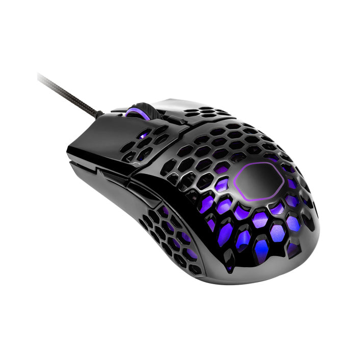 CoolerMaster MM711 Wired Gaming Mouse (60g) - Glossy Black