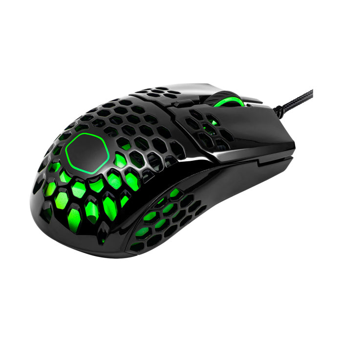 CoolerMaster MM711 Wired Gaming Mouse (60g) - Glossy Black