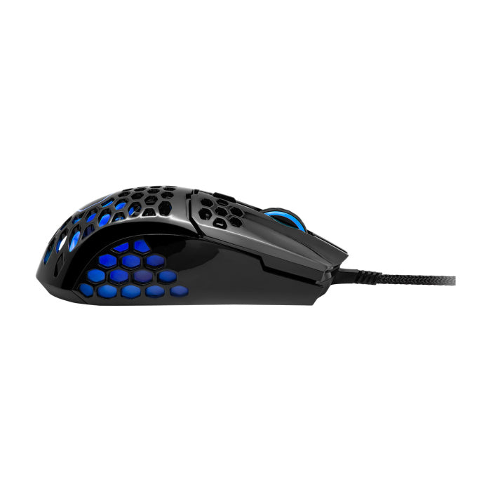 CoolerMaster MM711 Wired Gaming Mouse (60g) - Glossy Black