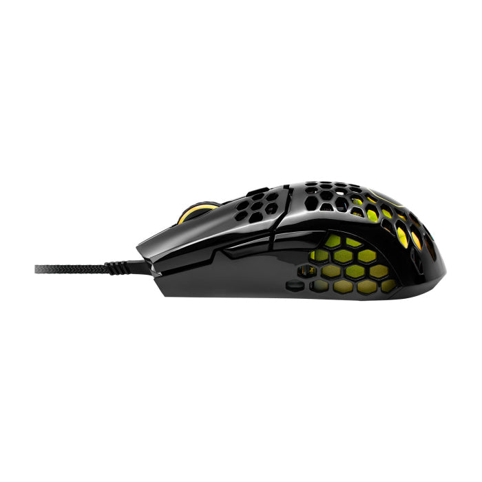 CoolerMaster MM711 Wired Gaming Mouse (60g) - Glossy Black