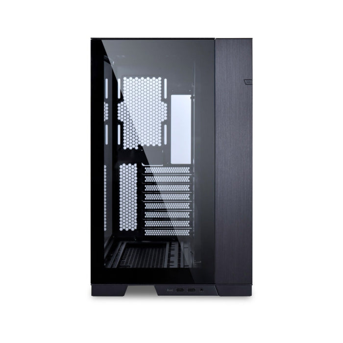 LIAN LI O11 Dynamic EVO Evolution Continues Aluminum Steel Tempered Glass ATX Mid Tower Case - Black