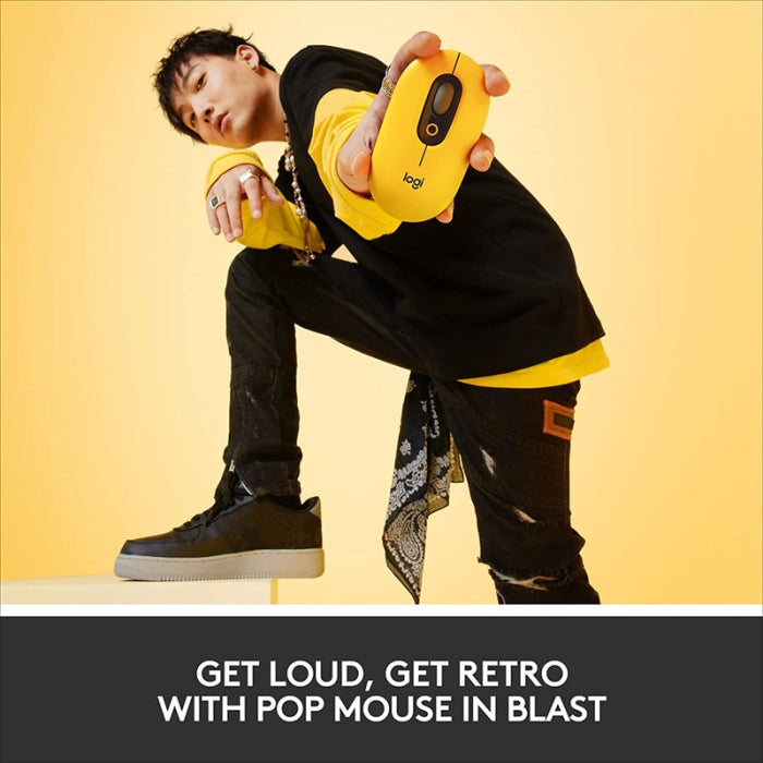 Logitech Wireless Pop Mouse Yellow