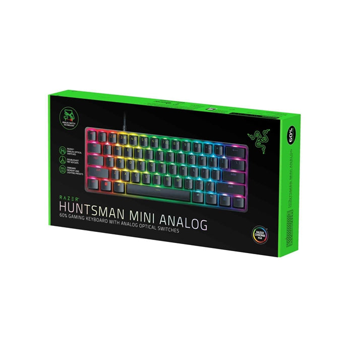 Razer Huntsman Mini Analog 60% Wired Gaming Keyboard With Analog Optical Switches