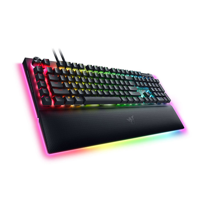 Razer BlackWidow V4 Pro Wried Mechanical Gaming Keyboard, Linear Yellow Switch - US Layout
