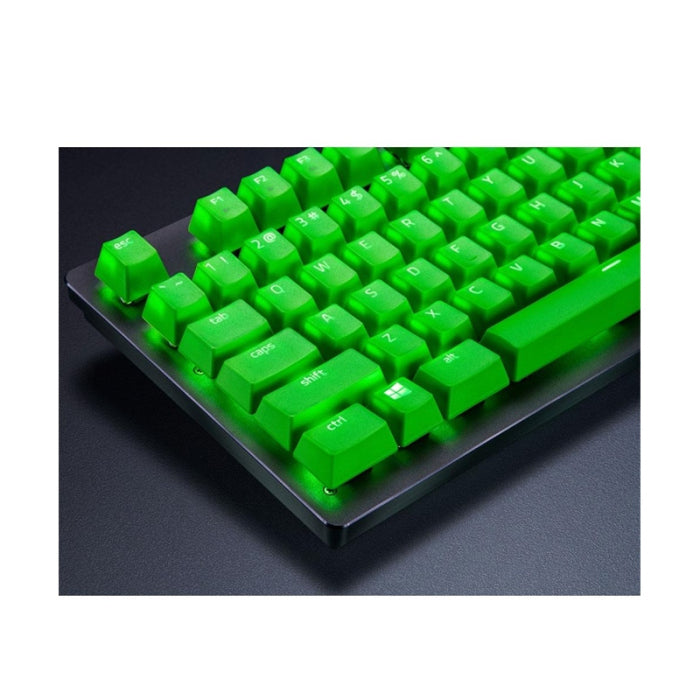 Razer PBT Keycap Upgrade Set For Mechanical and Optical Keyboards (Doubleshot Keycaps) - Razer Green