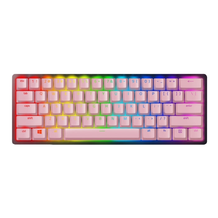 Razer PBT Keycap + Coiled Cable Upgrade Set Fits Most Mechanical & Optical Gaming Keyboards - Quartz Pink 