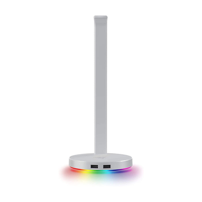 Razer Base Station V2 Chroma Gaming Headset Stand USB Hub - Mercury White
