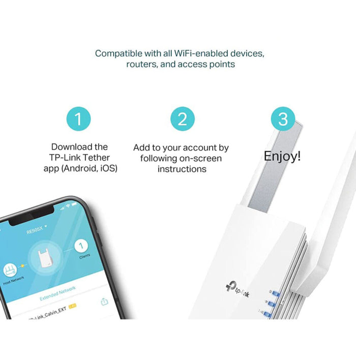 TP-Link AX1500 Wi-Fi 6 Range Extender