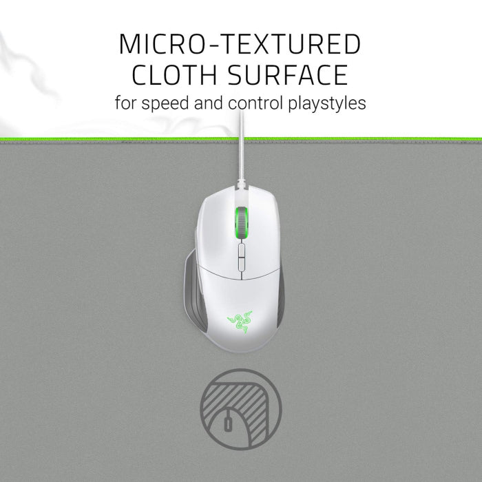 Razer Goliathus Extended Chroma Soft Gaming Mouse Mat With RGB Lighting - Mercury White