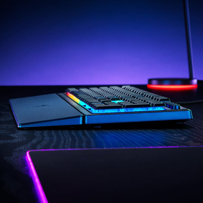 Razer Ornata V3 Low Profile RGB Lighting Zones Wired Gaming Keyboard With Mecha-Membrane Switches