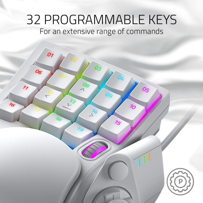 Razer Tartarus Pro Mercury Analog Optical Gaming KeyPad