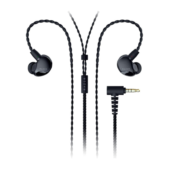 Razer Moray Ergonomic In-Ear Monitor With Superior Passive Noise Isolation - Black