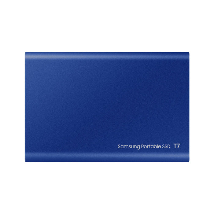Samsung T7 2TB Portable SSD Up to 1050 MB/s Read Speed - Blue