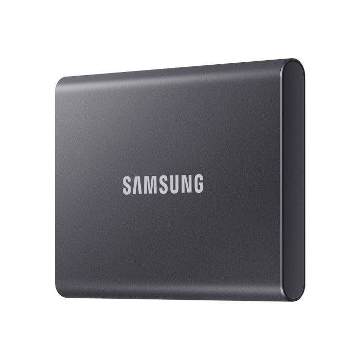 Samsung T7 2TB Portable SSD Up to 1050 MB/s Read Speed - Titanium Grey