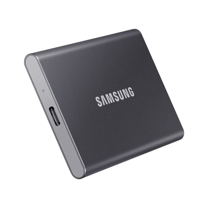 Samsung T7 2TB Portable SSD Up to 1050 MB/s Read Speed - Titanium Grey