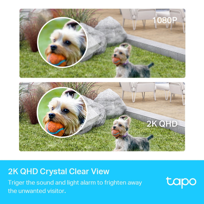 TP-Link 2K Smart Wire-Free Security Camera System, 2-Camera System