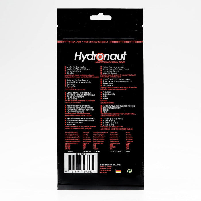 Thermal Grizzly Hydronaut High Performance Thermal Paste 1.5ml / 3.9g