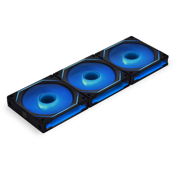 LIAN LI UNI FAN SL-INF120 RGB Revolutionized Daisy-Chain 3-in-1 Pack ARGB Fan with ARGB Controller - Black